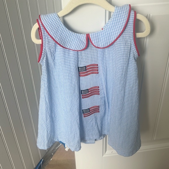 Stitchy Fish 24 month Flag Dress - Picture 1 of 3